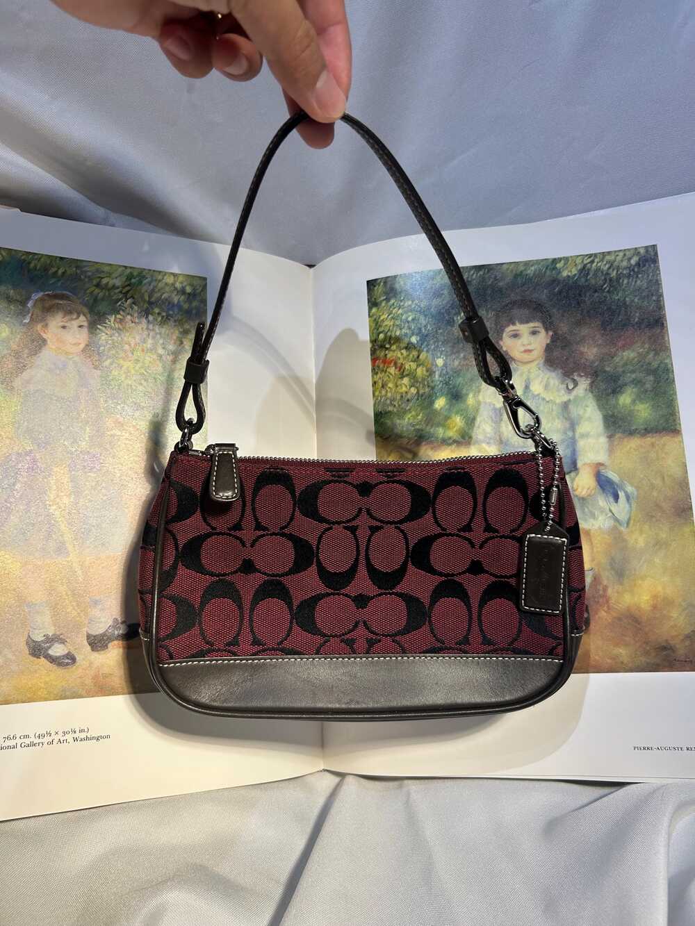 Coach Singiture Suffleyte leather handbag soho bag